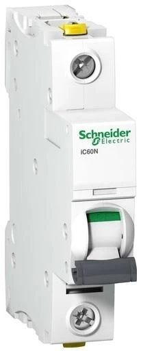 Schneider Electric miniatiūrinis grandinės pertraukiklis 1P B 2A 6kA AC iC60N - A9F03102