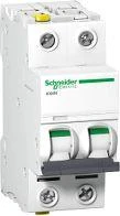 Q Lantec „Schneider Electric“ grandinės pertraukiklis 2P D 10A 6kA AC iC60N-D10-2 (A9F05210)