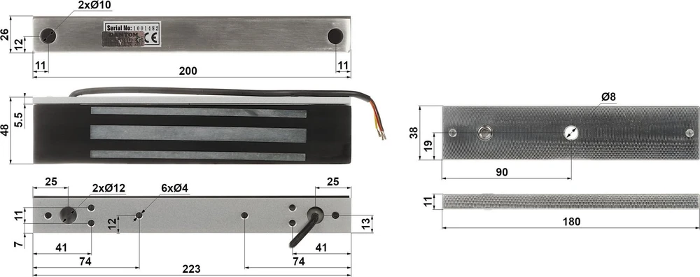 Carruzzo ELEKTROMAGNETINIS UŽRAKTAS JS-280W