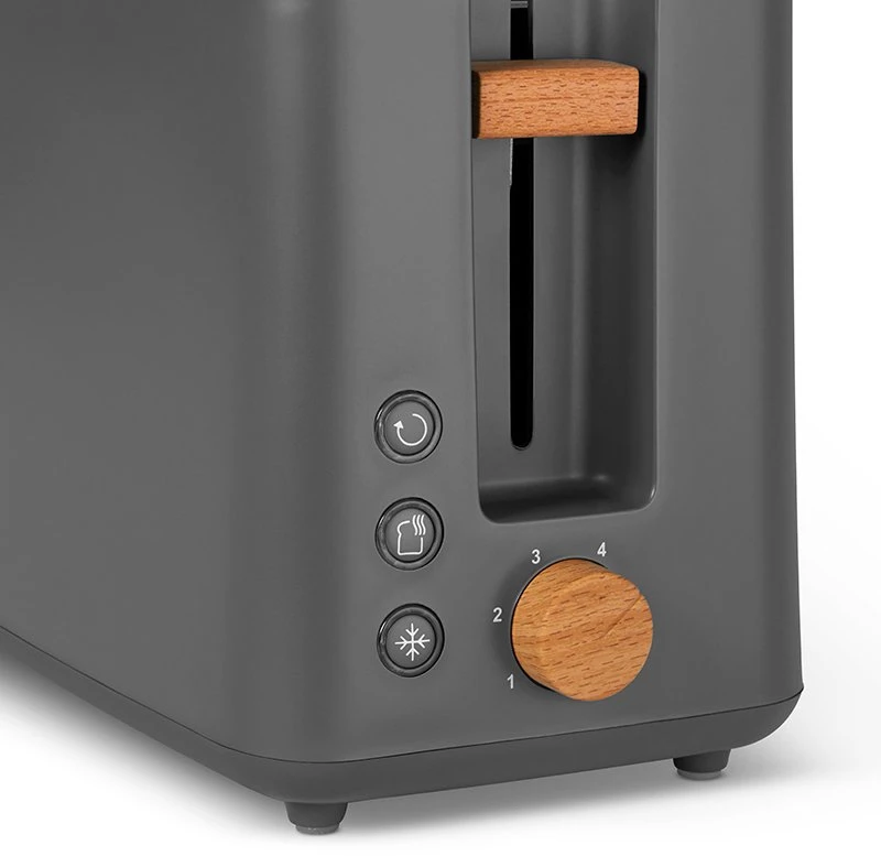 Skrudintuvas Schneider Elektro sprzęty i priedai Fjord Collection Long Slot Toaster Juodas
