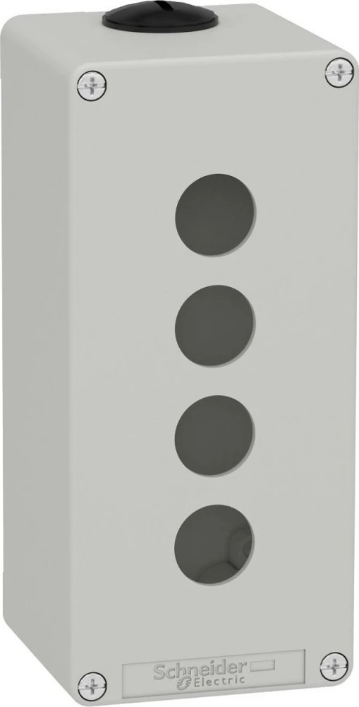Schneider Electric Schneider Harmony XAP Control box, tuščia, pilka, 4 skylių, XAPD3504