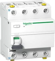 Schneider A9Z21491 Liekamosios srovės grandinės pertraukiklis 4P 100A 0,03A tipas A iID A9Z21491