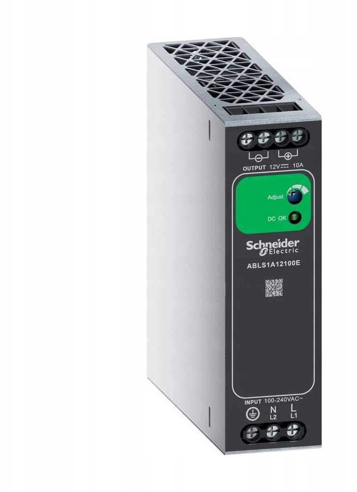 Schneider Electric MAITINIMO ŠALTINIS 1F 200-240VAC, EKRANAS 12VDC, 120 W, IP20