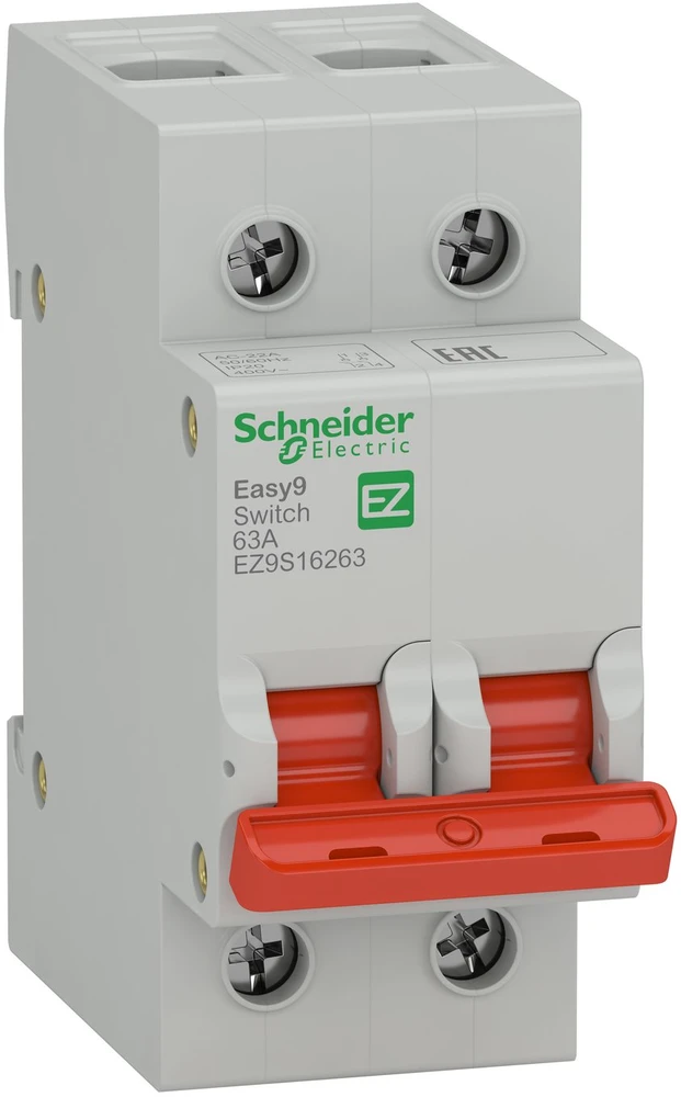 Schneider Electric „Schneider“ jungiklio skyriklis 63A 2P Easy9 Pro (EZ9S16263)
