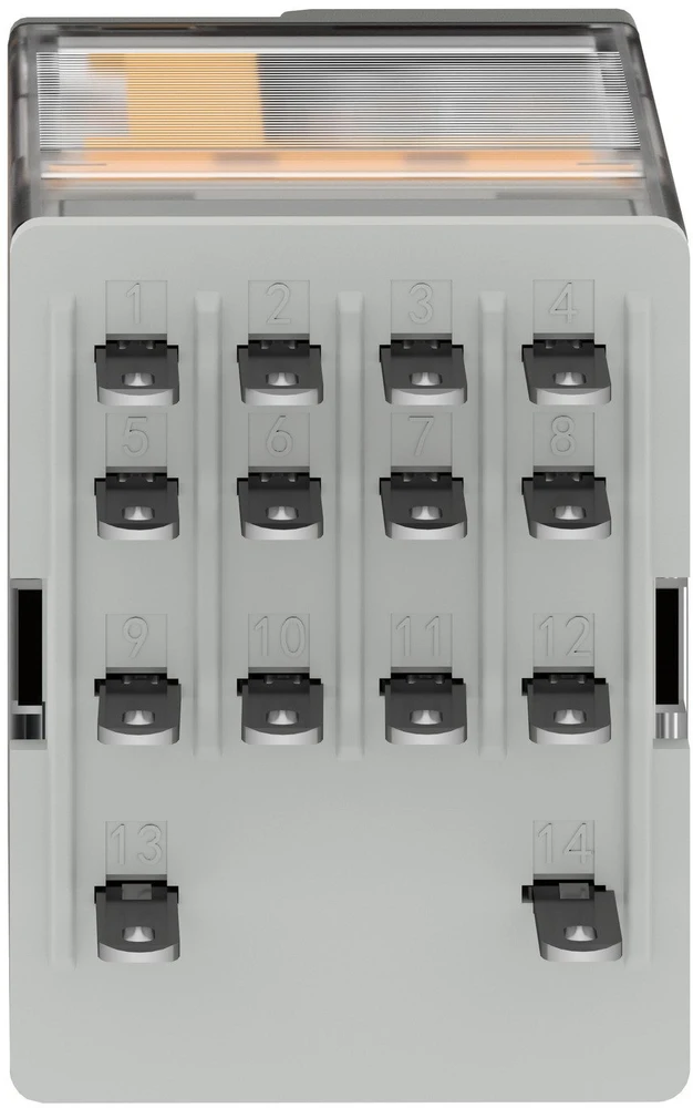 Schneider Miniatiūrinė kištukinė relė Harmony 3A 4CO be LED diodo 24V DC (RXM4LB1BD)