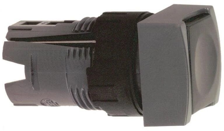 Schneider Electric Schneider Mygtuko galvutė, automatinio grąžinimo, be foninio apšvietimo, plastikinė, kvadratinė, juoda ZB6CA2