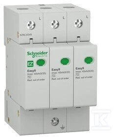 Schneider Electric Schneider Perįtampos ribotuvas 3P 2 tipas 45 kA Easy9 Pro (EZ9L33345)