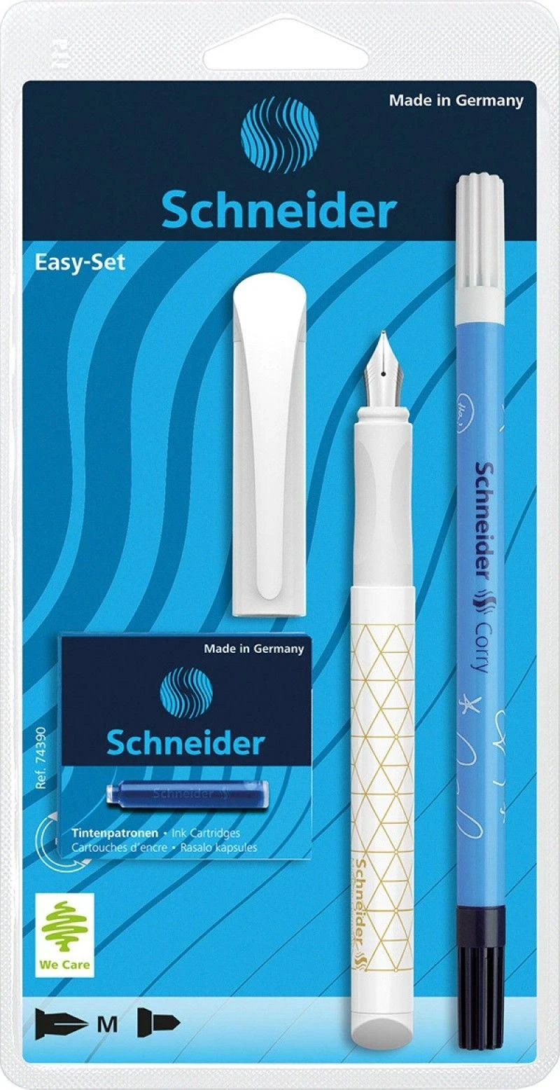 Schneder Schneider Plunksnakočių rinkinys Easy asorti Blister, įvairių spalvų