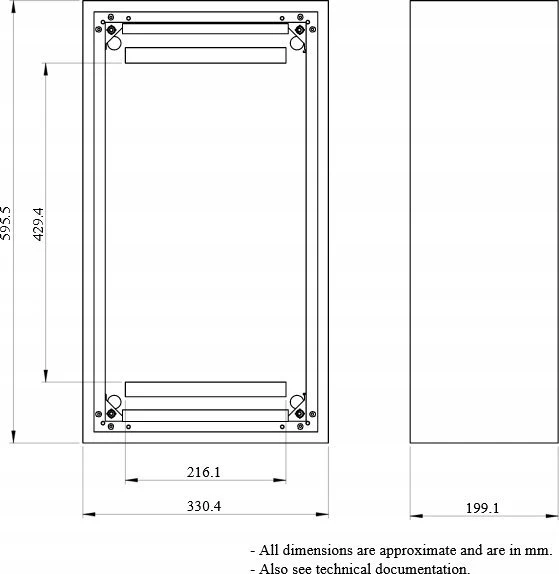 Schneider Prisma Plus G Paviršinis korpusas 330x600x205mm IP30 LVS08102
