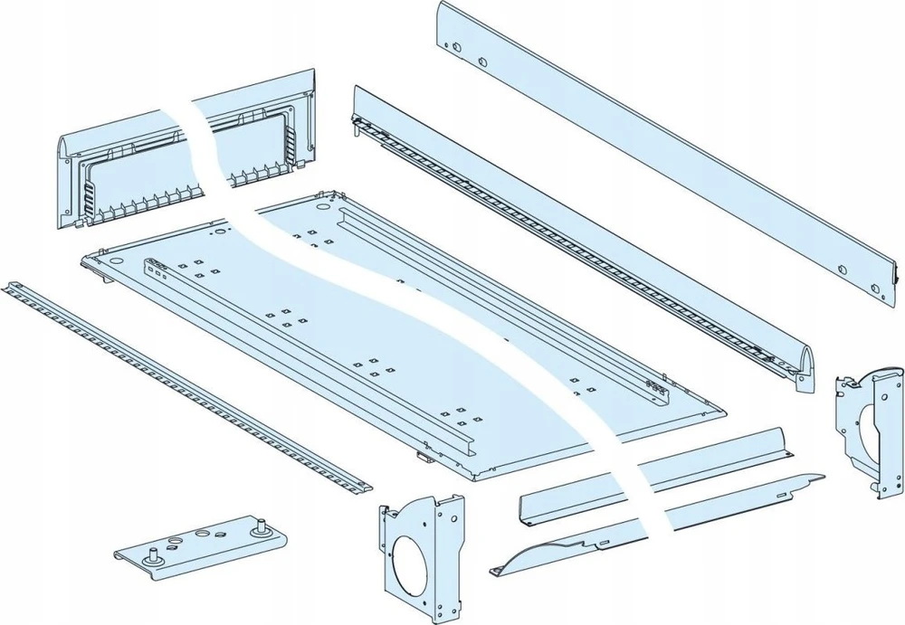 Schneider PrismaSet Kabelio skyriaus korpusas 1830x300x205mm IP30 LVS08274