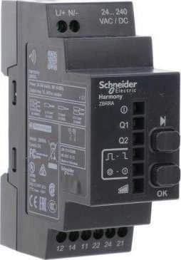 Schneider Electric Schneider programuojamas imtuvas, 2 relės, 24..240 V AC/DC, 2 mygtukai, 6 šviesos diodai ZBRRA