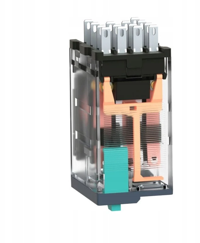 Schneider miniatiūrinė relė +LED 0.6A 4C/O 24V AC RXM4AB2B7