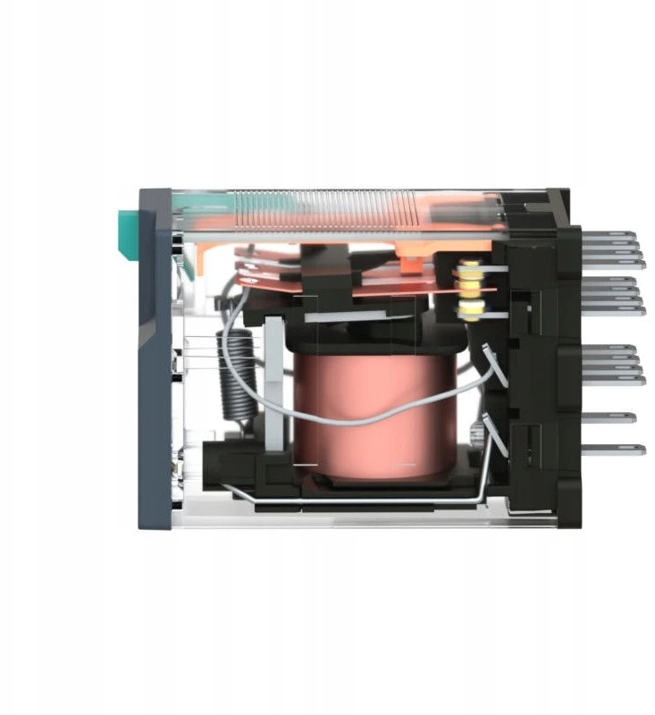 Schneider miniatiūrinė relė +LED 0.6A 4C/O 24V AC RXM4AB2B7