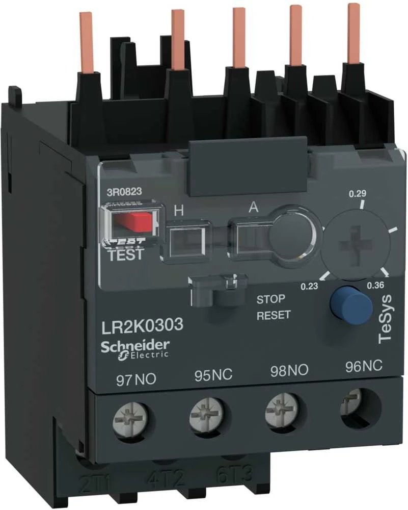 Schneider LR2K0303 Perkrovos relė 0.23..0.36A LC1/LP1 LR2K0303