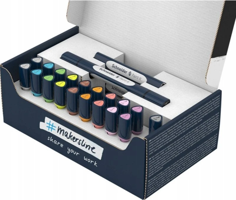 Schneider Rinkinys Paint-It 040 dvigubi žymekliai