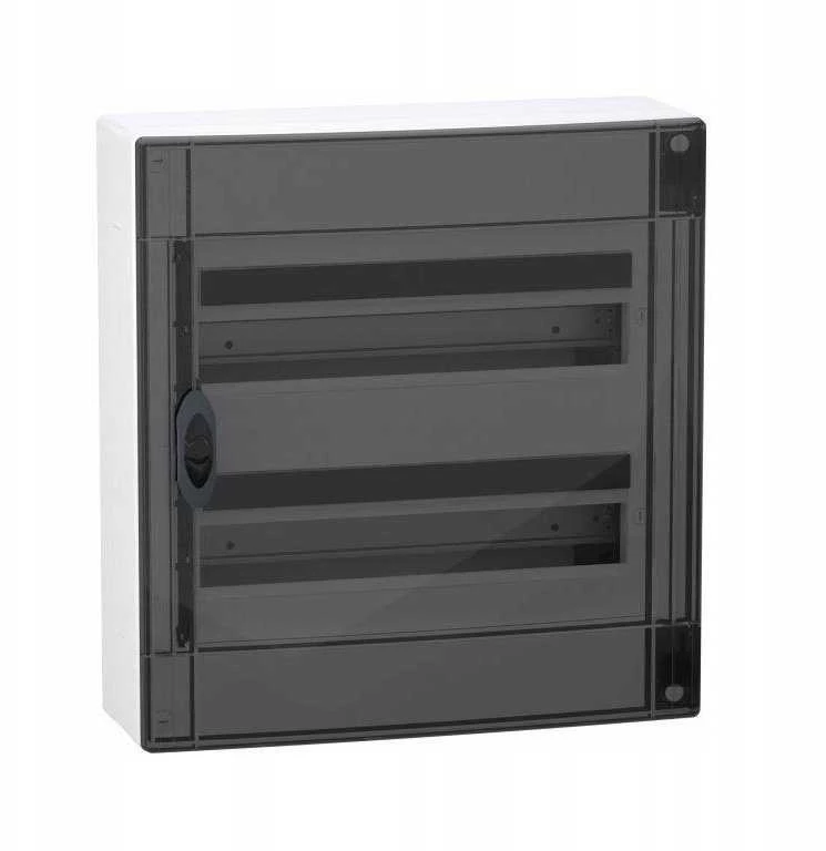 Schneider LVSXR218 PrismaSeT XS 2x18 PSXS-2-18-NT-P skirstomasis skydas, montuojamas paviršiuje, skaidrios durys, IP40 IK09 LVSXR218