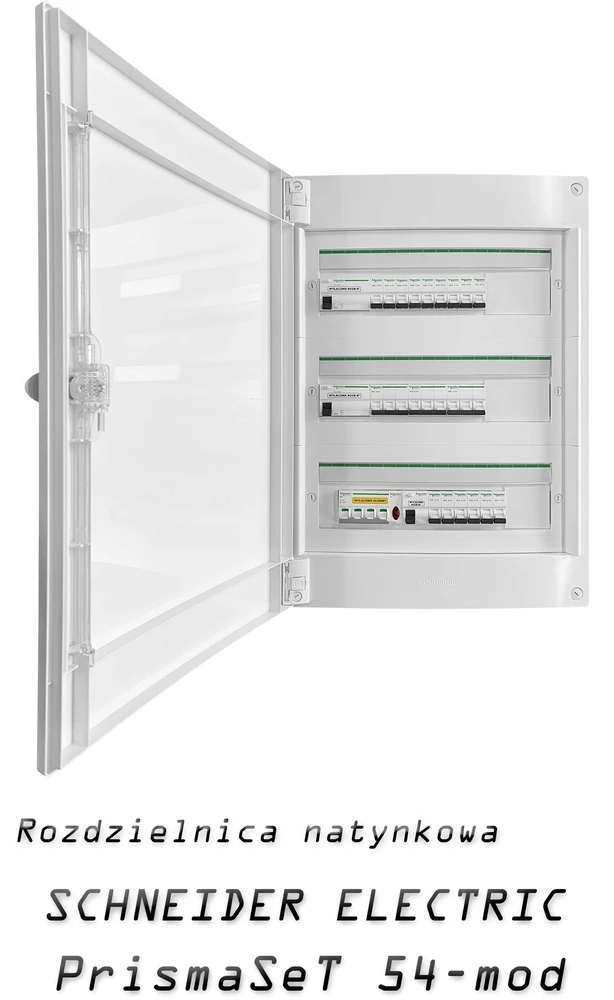 Schneider LVSXQ318 PrismaSeT XS 3x18 paviršutiniškai montuojami skirstomieji įrenginiai PSXS-3-18-NT-B baltos durys IP40 IK09 LVSXQ318