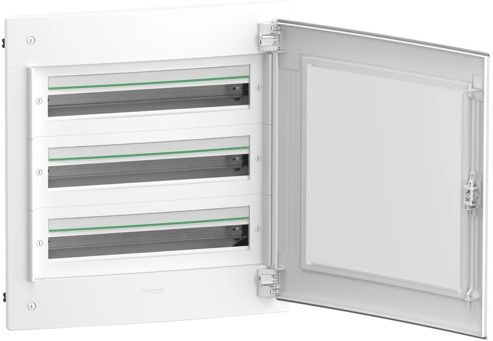 Schneider LVSXP324 PrismaSeT XS 3x24 PSXS-3-24-PT-P skirstomieji įrenginiai, įleidžiami į žemę, skaidrios durys, IP40 IK09 LVSXP324