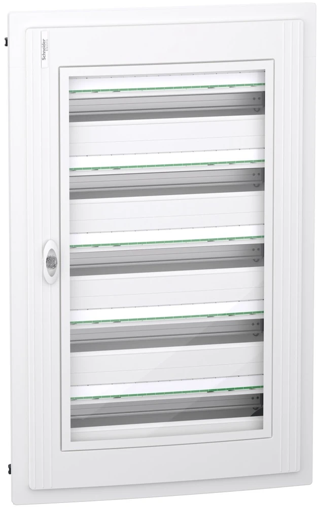 Schneider LVSXP524 PrismaSeT XS 5x24 PSXS-5-24-PT-P skirstomieji įrenginiai, įleidžiami į žemę, skaidrios durys, IP40 IK09 LVSXP524