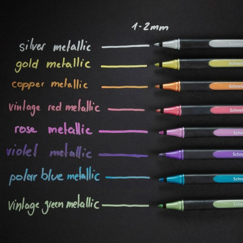 Spalvotas žymeklis Schneider Paint-It 020, 1-2mm, bronzinės spalvos