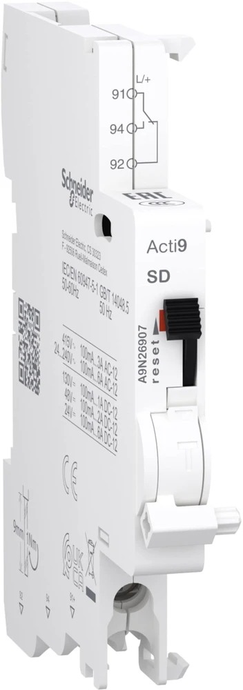 Schneider Electric SD SIGNALO KONTAKTAS (1 CO) APATINĖS Gnybtai