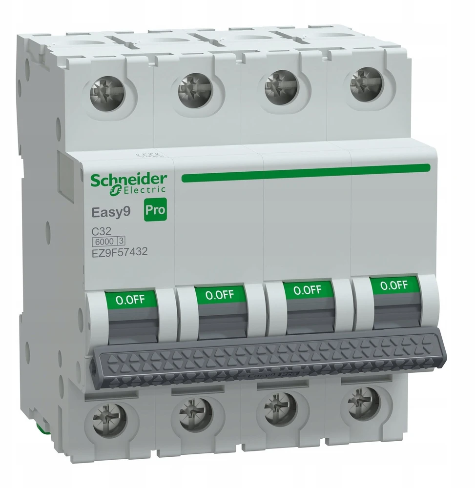 Schneider Electric „Schneider“ automatinis jungiklis C 32A 4P Easy9 Pro (EZ9F57432)