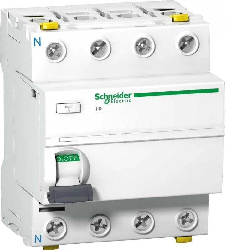 Schneider Electric Schneider Liekamosios srovės grandinės pertraukiklis 4P 25A 0,03A tipas A iID - A9Z21425