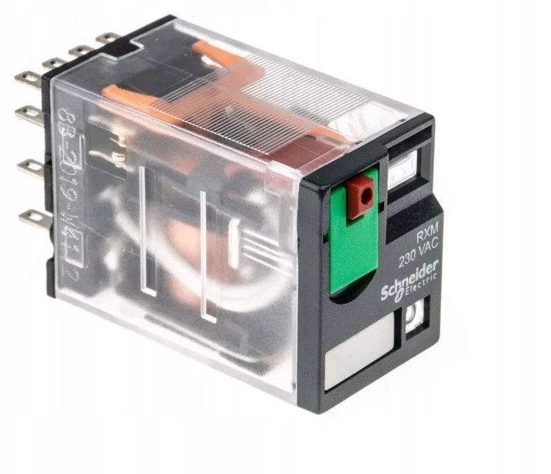 Schneider Zelio RXM 4P 230V AC miniatiūrinė relė LED RXM4GB2P7