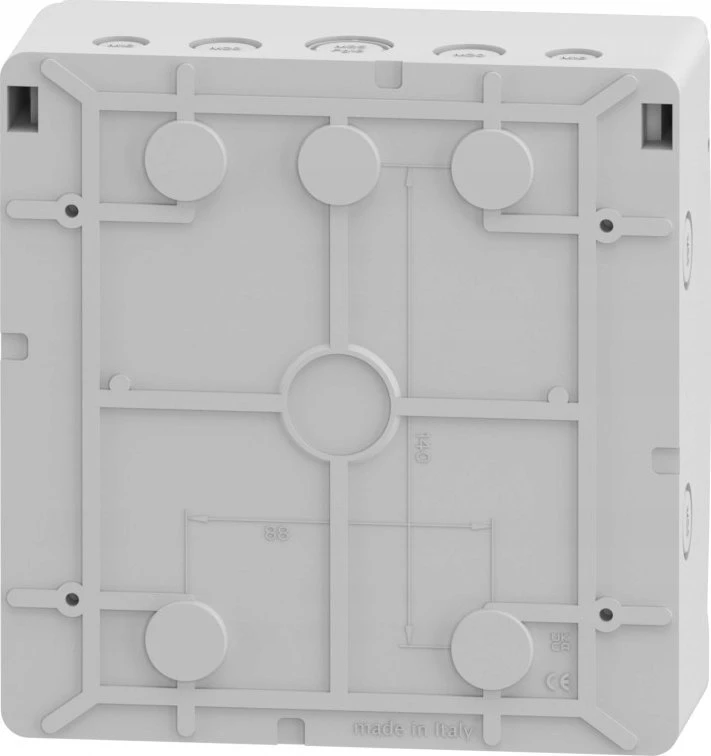 Schneider 13443 Skirstomoji skydas 1x8 paviršiuje montuojamas Mini Mureva IP65 mMRV-1-8-NT-T skaidrios durys 13443