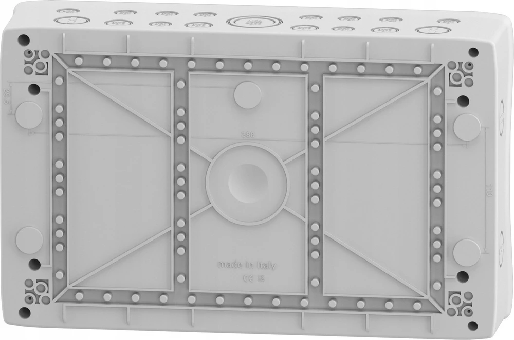 Schneider Electric SCHNEIDERE Hermetinis skirstomasis skydas Schneider Mureva / d. Kaedra 1x18 IP65 UV MRV-1-18-NT-T 13432 paviršinės permatomos durys.