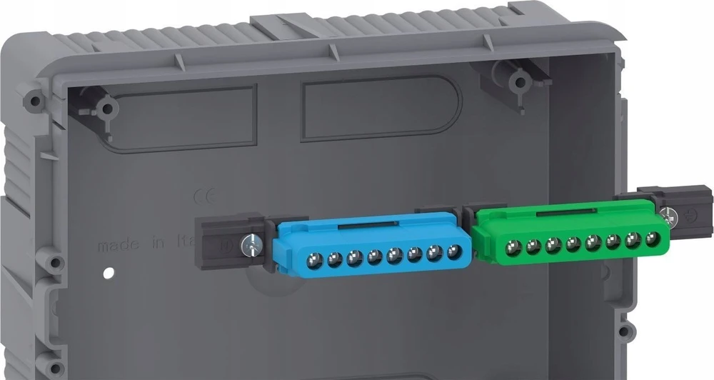 Schneider EZ9EUB118 Modulinis skirstomasis skydas 1x18 įleidžiamas IP40 Easy9 EZ9EU-1-18-PT-P baltos durys EZ9EUB118
