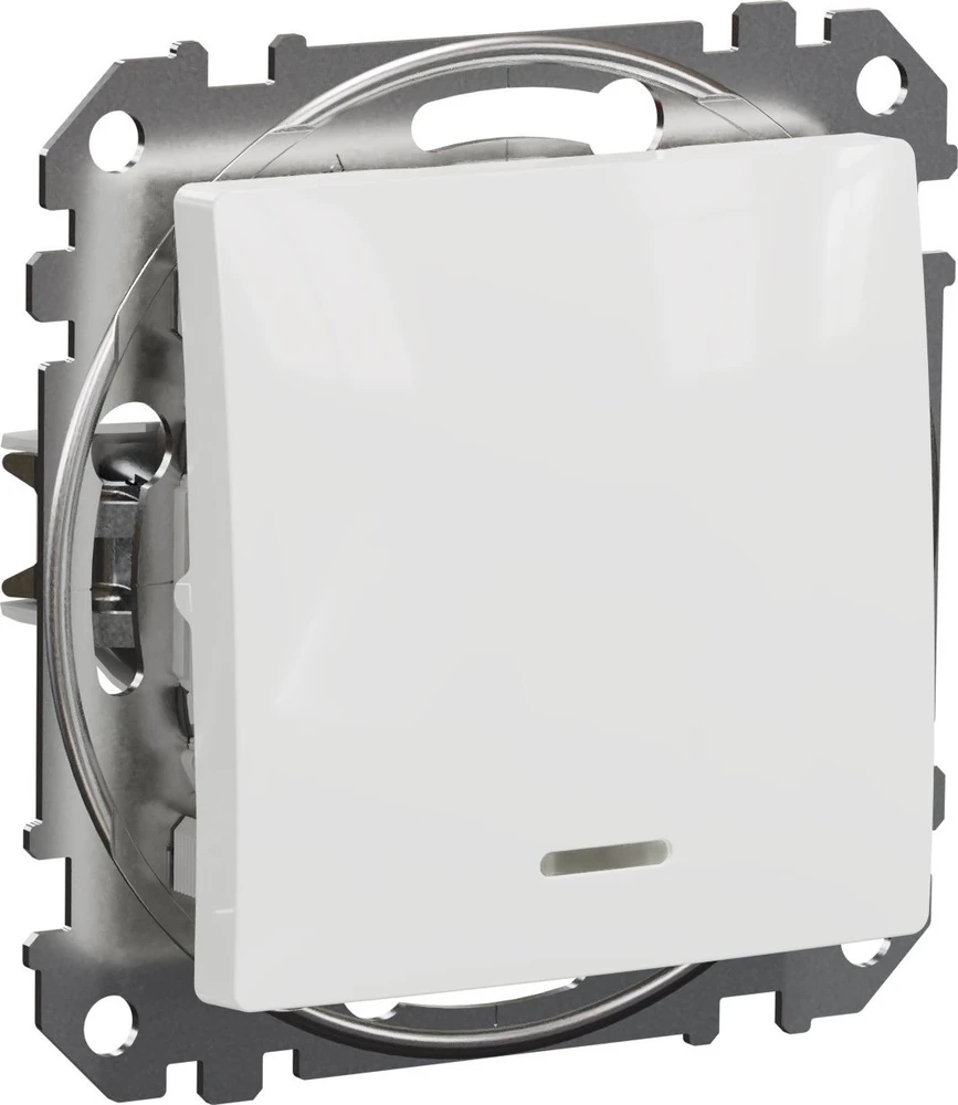 Schneider Electric Schneider Łącznik krzyżowy Schneider Sedna Design SDD111107L su podświetleniem balta Design & Elements