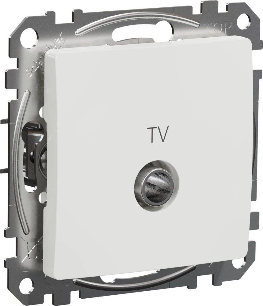 Schneider Electric Schneider Lizdas TV Schneider Sedna Design SDD111474 przelotowe 7dB balta Design & Elements