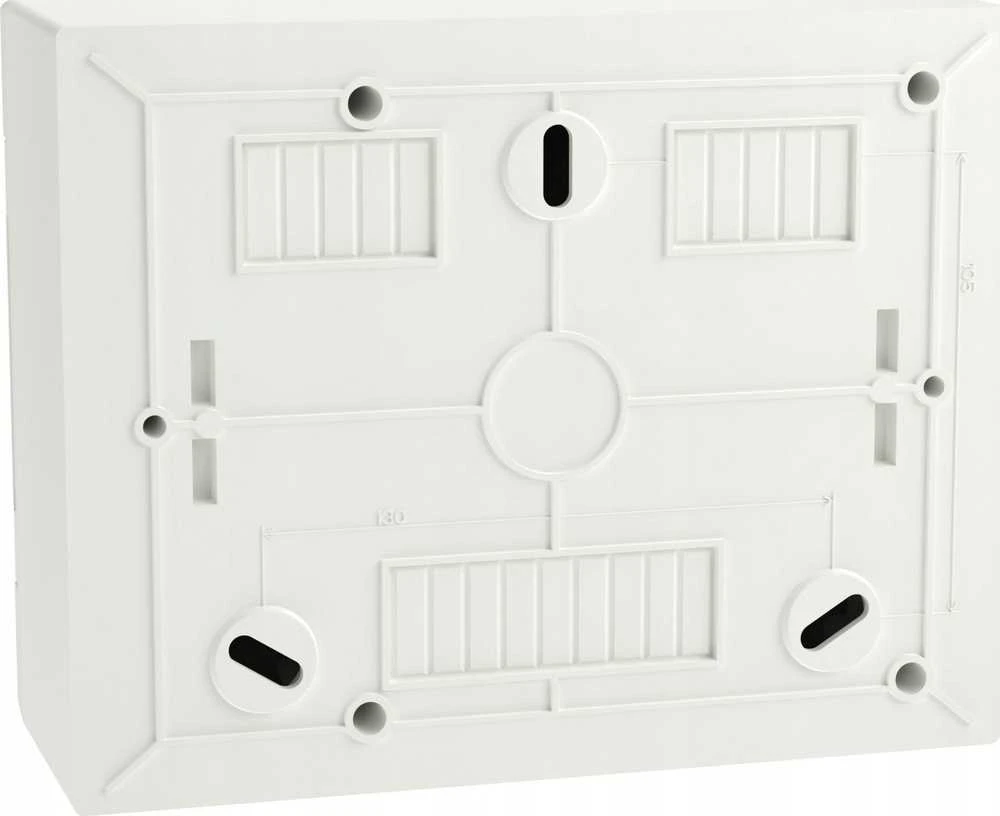 Schneider EZ9EUD108 Modulinis skirstomasis skydas 1x8 ant paviršiaus montuojamas IP40 Easy9 EZ9EU-1-8-NT-P baltos durys EZ9EUD108