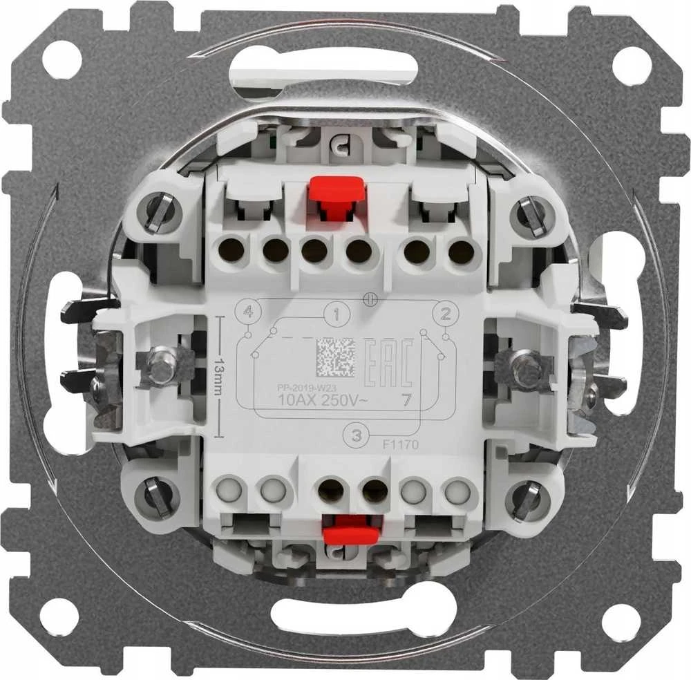 Schneider Electric SCHNEIDERE kryžminė jungtis Schneider Sedna Design SDD111107L su apšvietimu baltu dizainu ir elementais