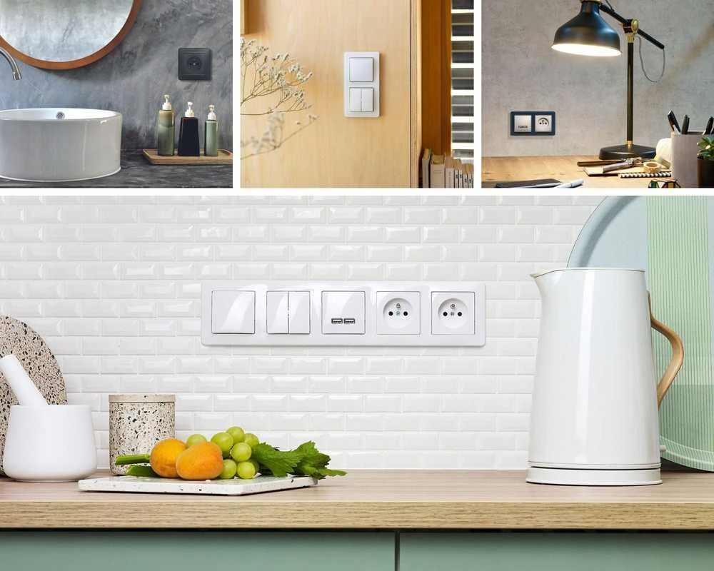 Schneider Electric SCHNEIDERE kryžminė jungtis Schneider Sedna Design SDD111107L su apšvietimu baltu dizainu ir elementais