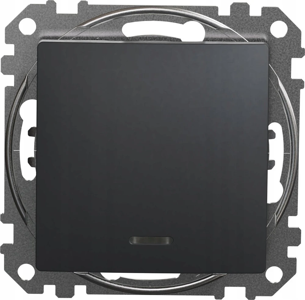 Schneider Electric SCHNEIDERE Schneider Sedna Design SDD114106L laiptų jungtis su apšvietimu juodo antracito dizaino ir elementais
