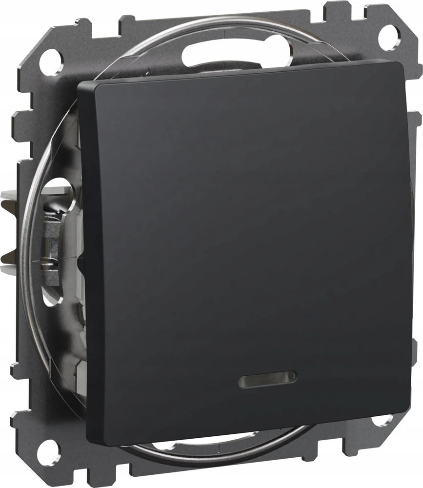 Schneider Electric SCHNEIDERE Schneider Sedna Design SDD114106L laiptų jungtis su apšvietimu juodo antracito dizaino ir elementais