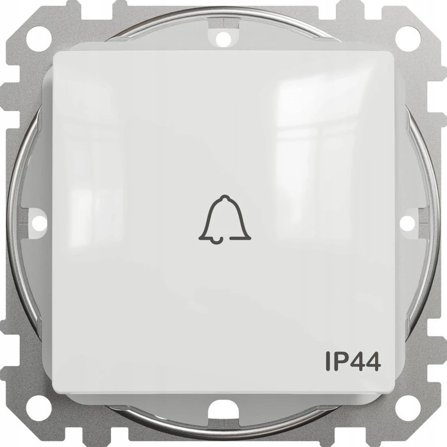 Schneider Electric SCHNEIDERE Przycisk ''dzwonek'' Schneider Sedna Design SDD211131 IP44 balta Design & Elements