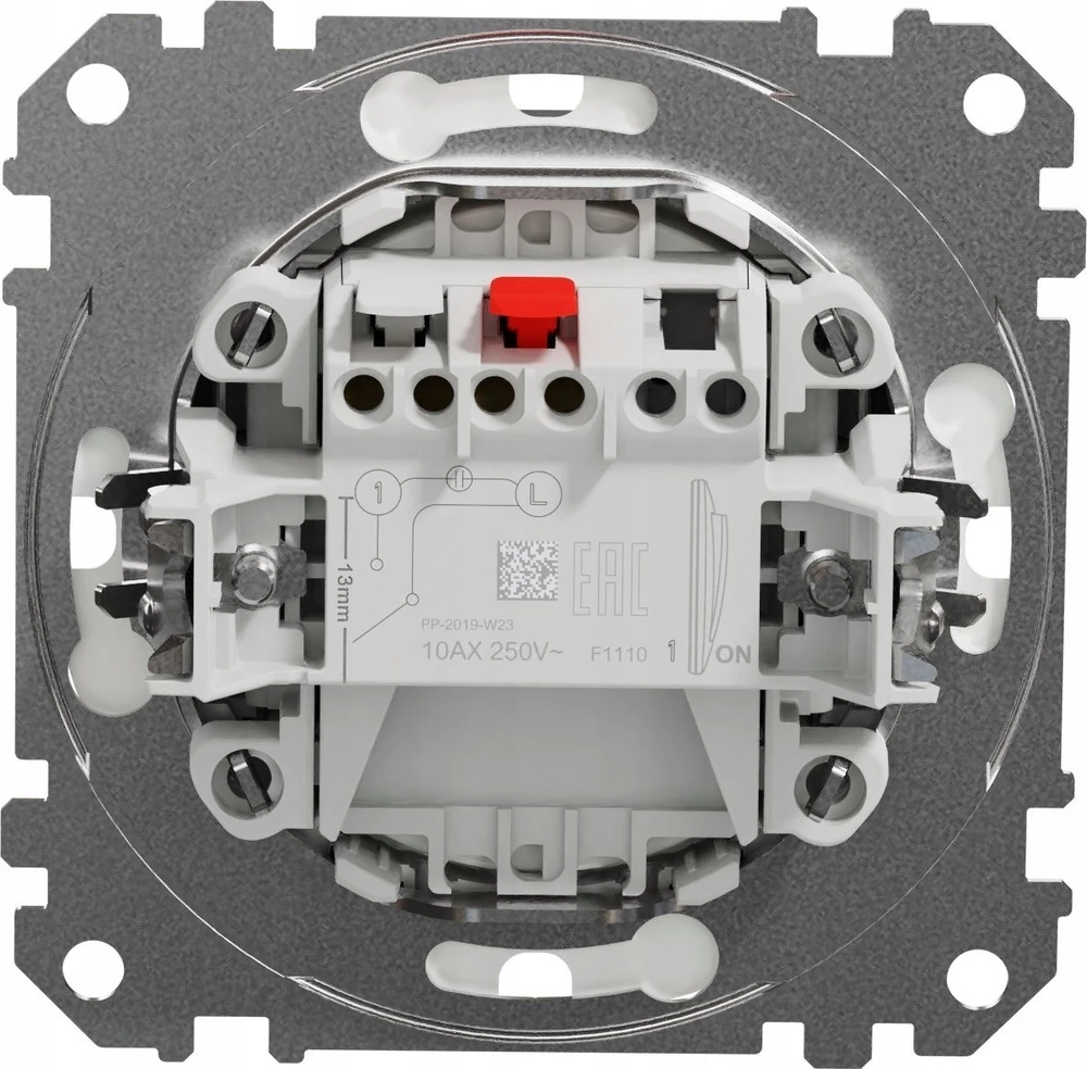 Schneider Electric SCHNEIDERE Vienpolis jungiklis Schneider Sedna Design SDD214101 IP44 juodas antracitas dizainas ir elementai