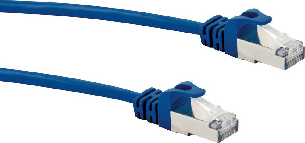 Schwaiger Schwaiger CKO8050 531 kabelis sieciowy Mėlyna 5 m Cat8 S/FTP (S-STP)