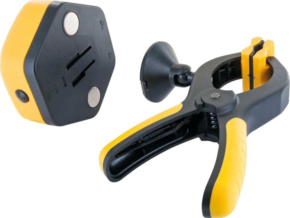 Schwaiger Schwaiger LED Arbeitsleuchte mit abnehmbaren Klammern 3W