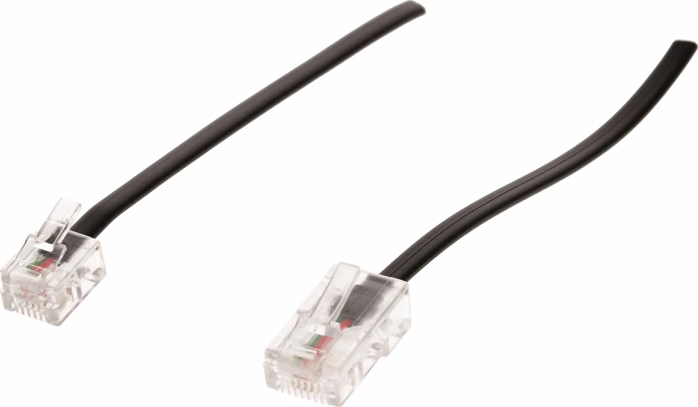 Schwaiger Schwaiger 6,0 m RJ-11 - RJ-45 6 m juodas