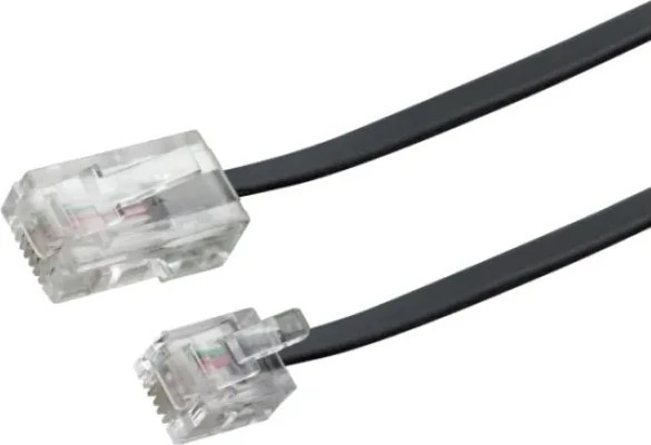 Schwaiger Schwaiger 6,0 m RJ-11 - RJ-45 6 m juodas