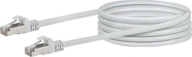 Schwaiger Schwaiger CAT6 Netzwerkkabel , S/FTP, 2,5m, baltas