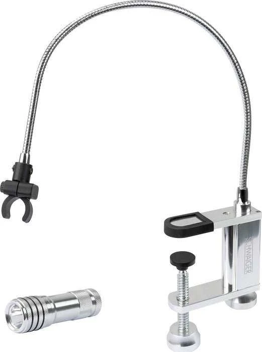 Schwaiger Schwaiger Grillleuchte 1 Strahler LED 0,5W sidabrinis