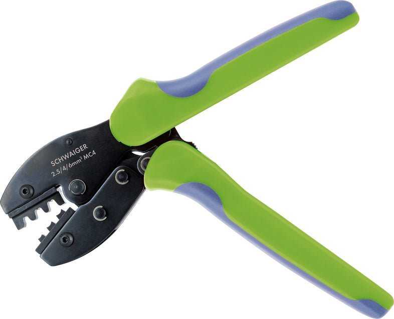 Schwaiger Schwaiger SOZG0100 kabelių užspaudimo įrankis Įrankis užspaudimui Juoda, Mėlyna, Žalia