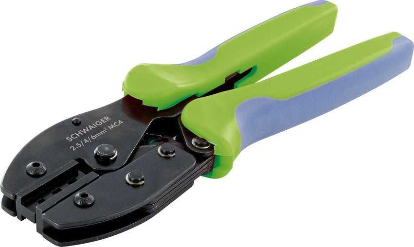 Schwaiger Schwaiger SOZG0100 kabelių užspaudimo įrankis Įrankis užspaudimui Juoda, Mėlyna, Žalia