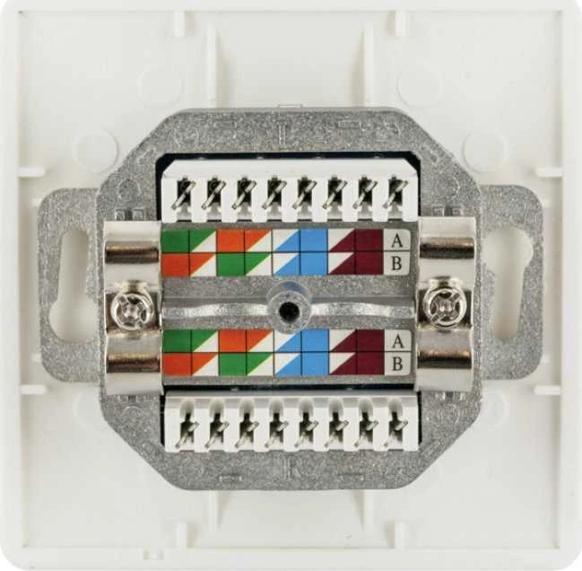 Schwaiger Schwaiger TDU2628532 RJ-45 elektros lizdas, baltas