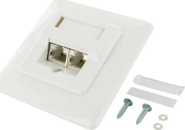 Schwaiger Schwaiger TDU2628532 RJ-45 elektros lizdas, baltas